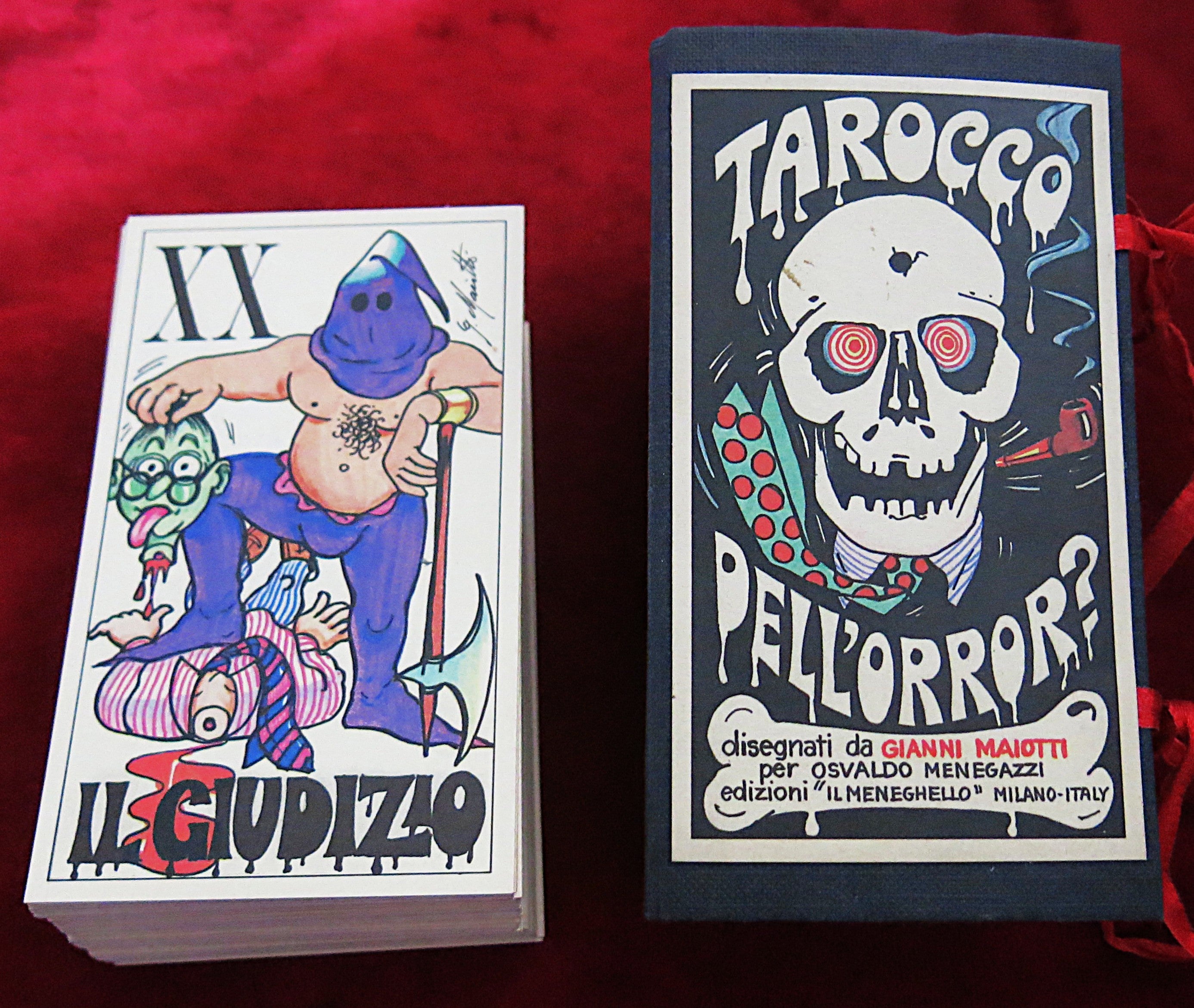 Tarocco dell'Orror – Vintage Italian Horror Tarot by Il Meneghello (Limited to 2,500 Copies)
