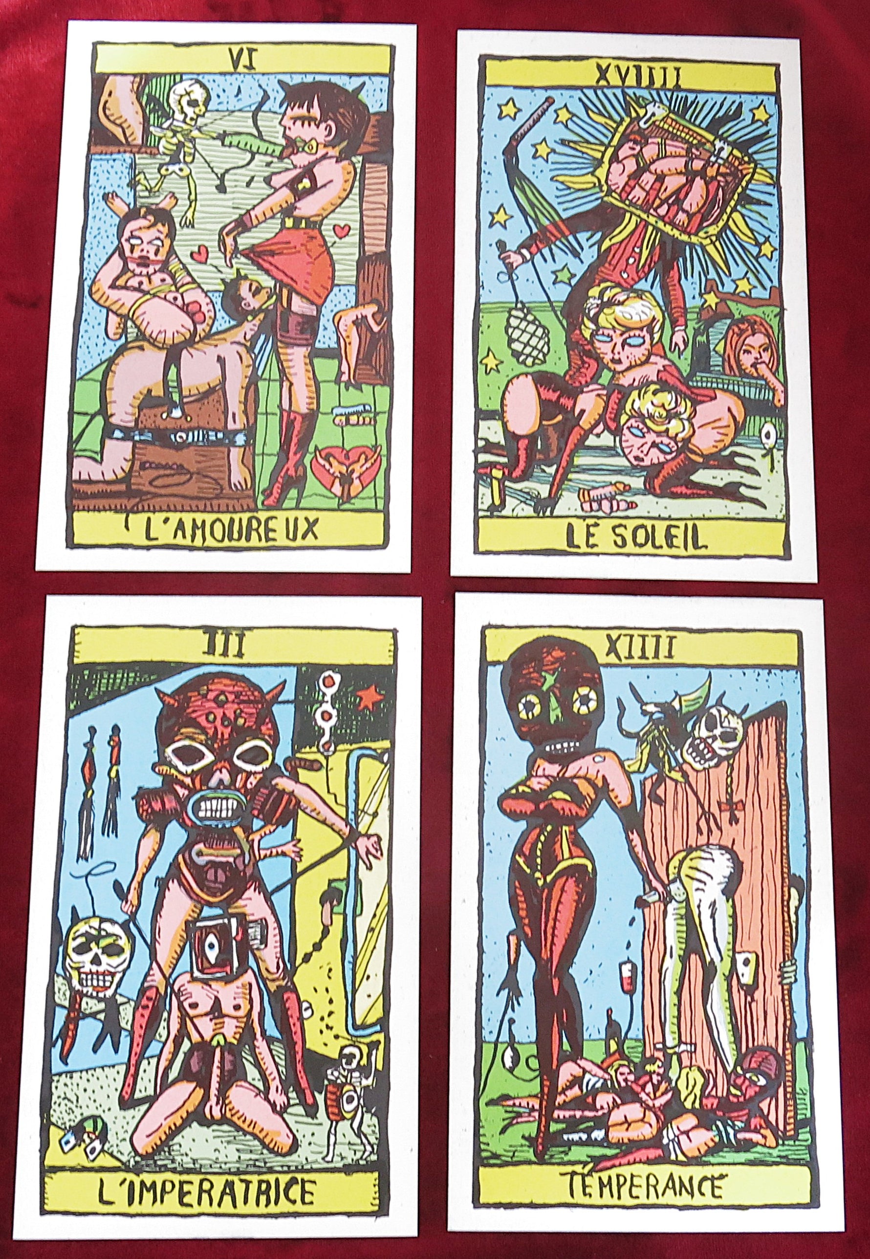 Tarosado Tarot – Pakito Bolino – Limited Edition (200) – Underground Artist Tarot Deck