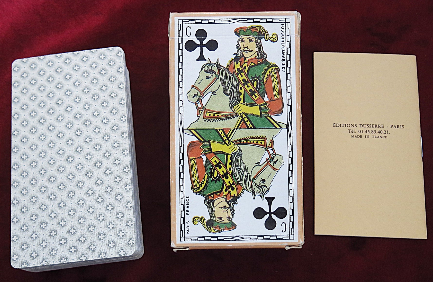 French Flower Tarot – Rare Re-Issue by Fossorier, Amar & Cie 80s - Tarot Français Des Fleurs