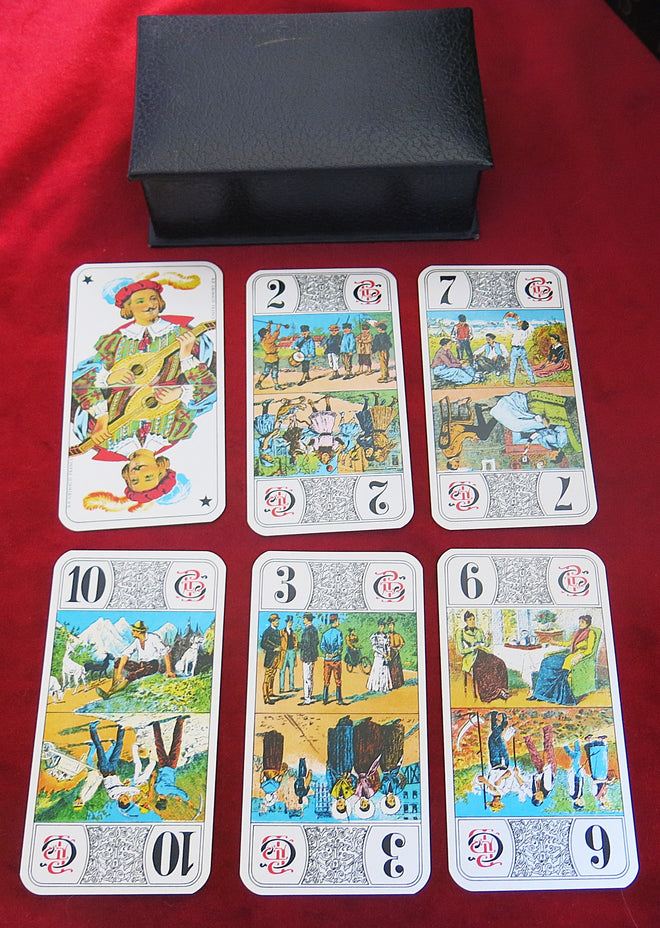 Tarot Nouveau des années 70 avec coffret cartonné par BP Grimaud – Jeu de divination vintage français