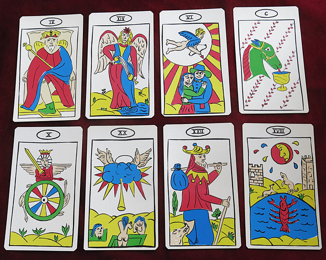 Tarot Rustique – François d'Entresangle Années 70 - Un Revival Marseille Minimaliste