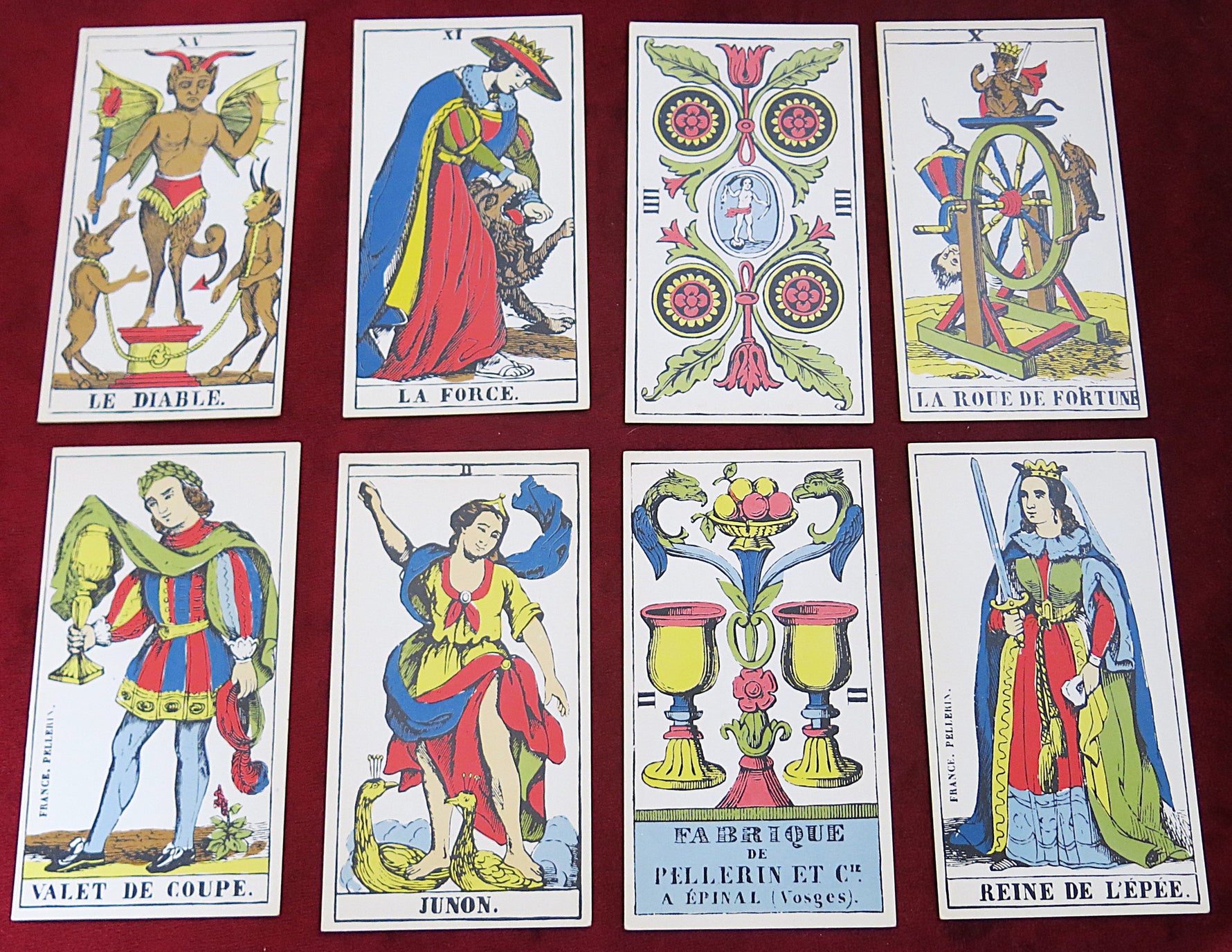 Tarot d'Épinal 1975 Édition Limitée – Arts & Lettres Nancy