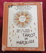 Rare 1990 edition of the Tarot de Marseille Heron box based on the 1761 Nicolas Conver deck