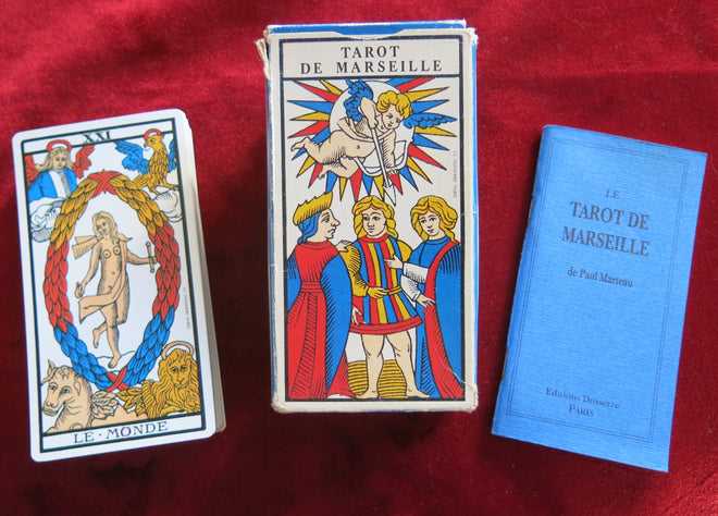 Paul Marteau Original Tarot de Marseille 1949 - Ancien Marseille tarot