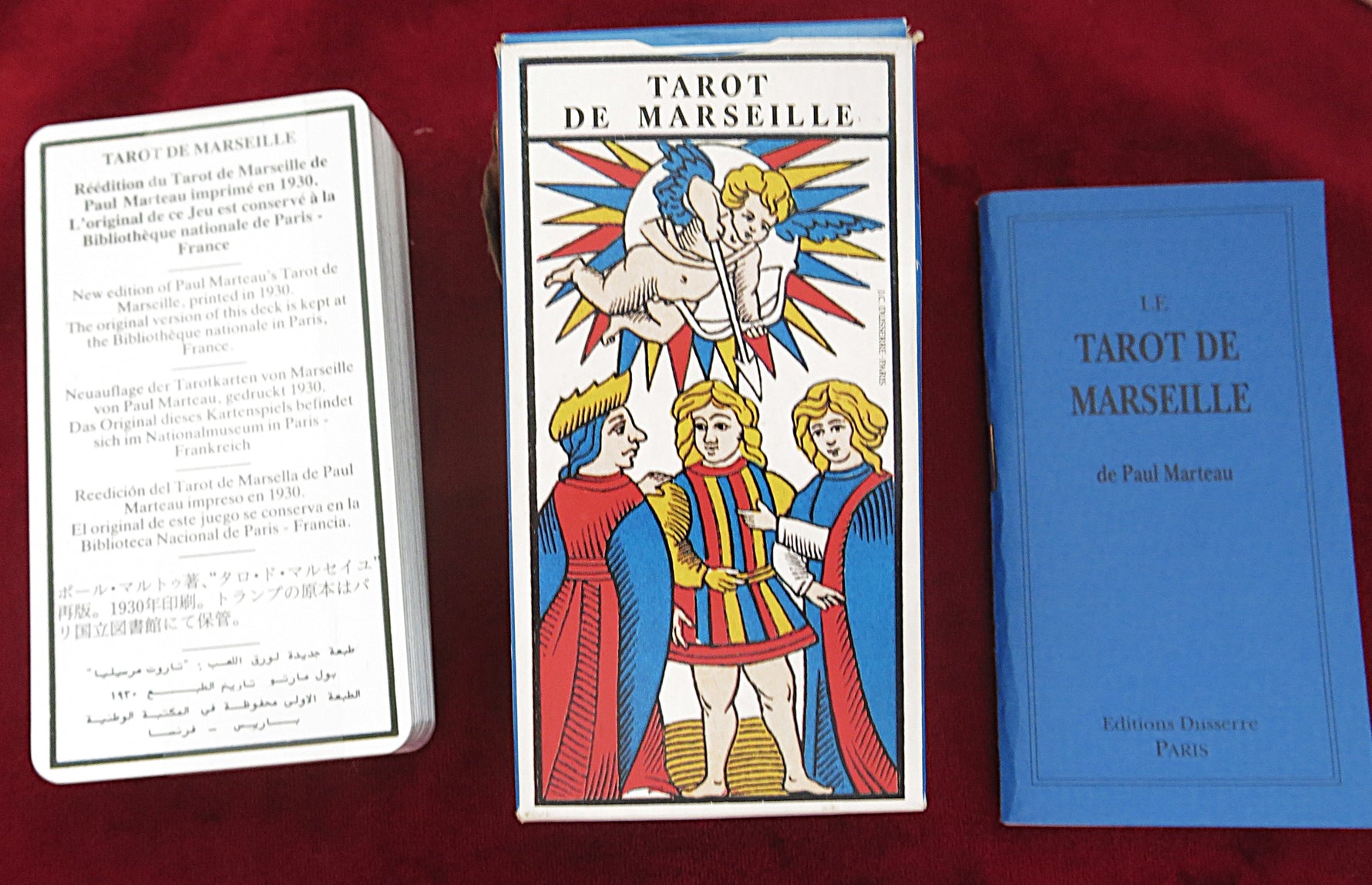 THE best selling "Tarot of Marseilles"! Paul Marteau Original