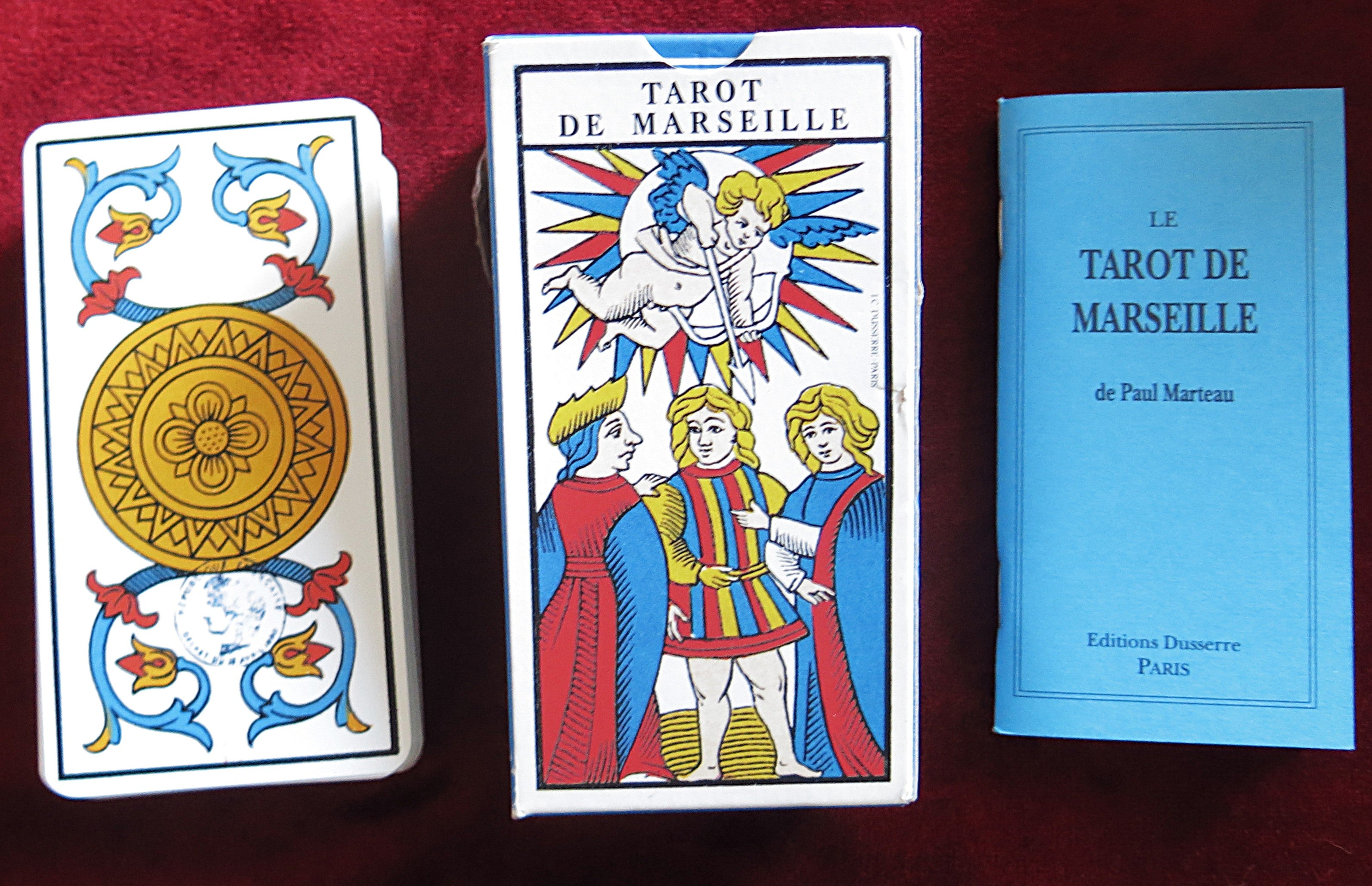 THE best selling "Tarot of Marseilles"! Paul Marteau Original