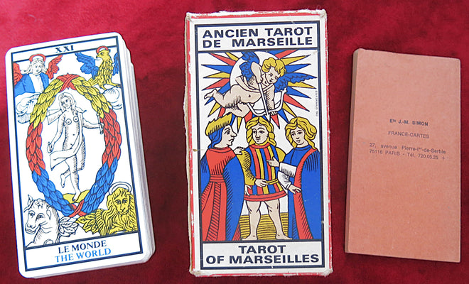 Ancien Tarot de Marseille – Edition BP Grimaud 1969 – Rare Vintage Complete Deck