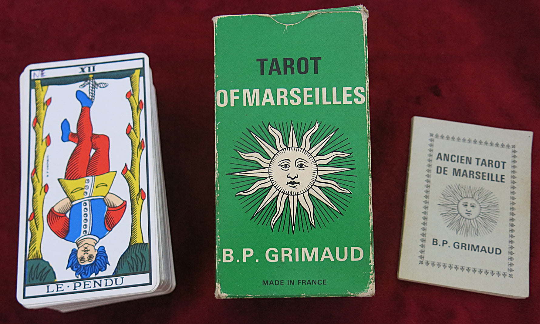 1969 Ancien Tarot De Marseille - Boite Verte Grimaud