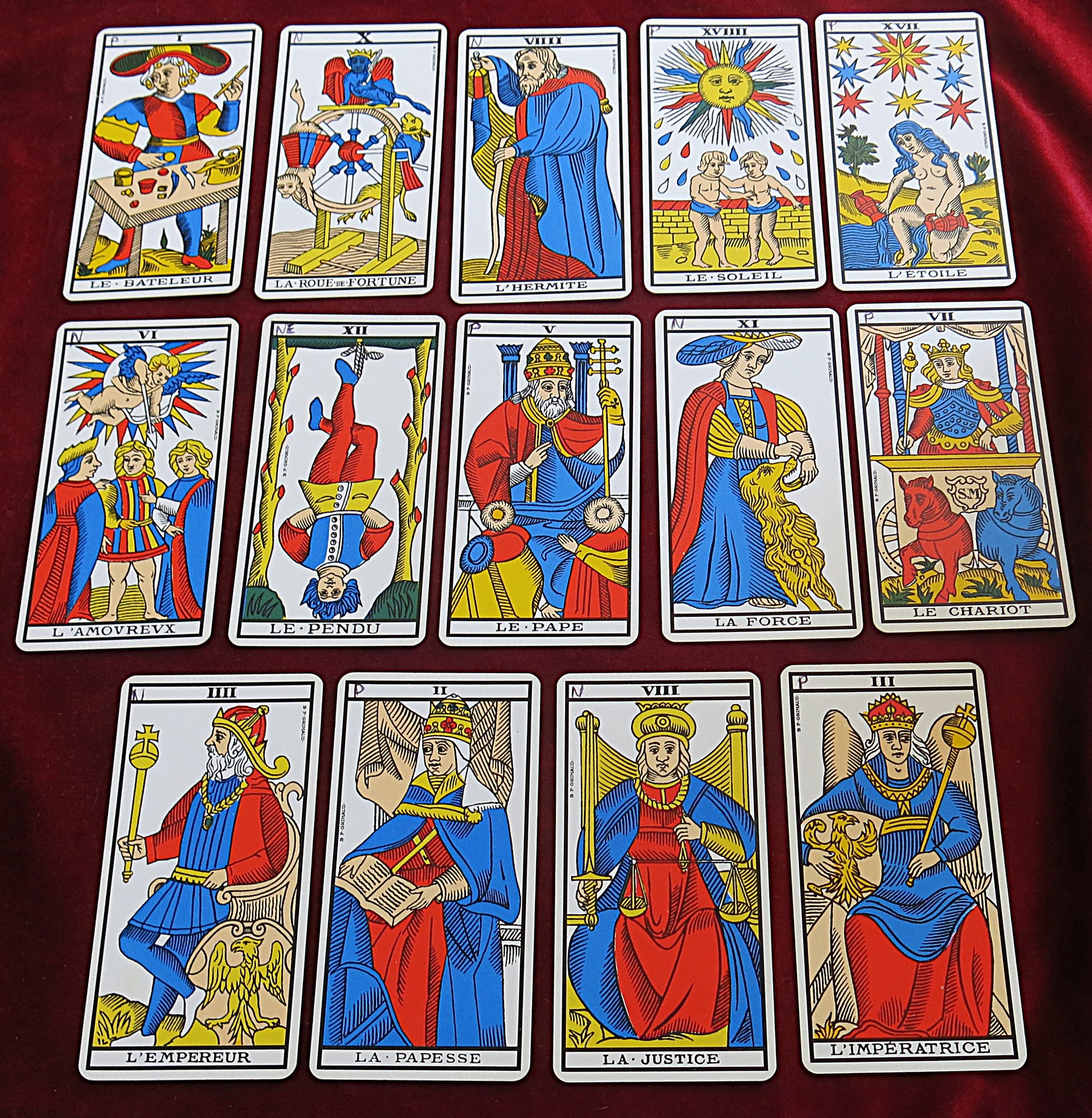 1969 Ancien Tarot De Marseille - Boite Verte Grimaud