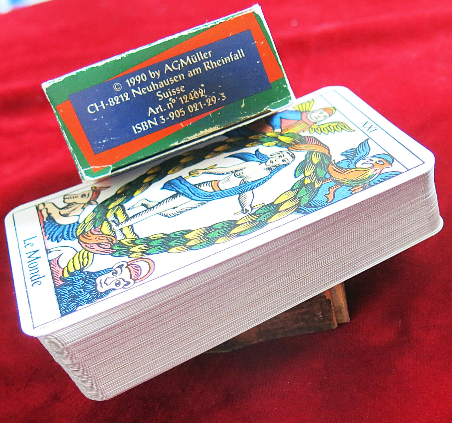 Jeu de tarot de Marseille ancien et original - Édition AGMüller (1990) - Extrêmement rare