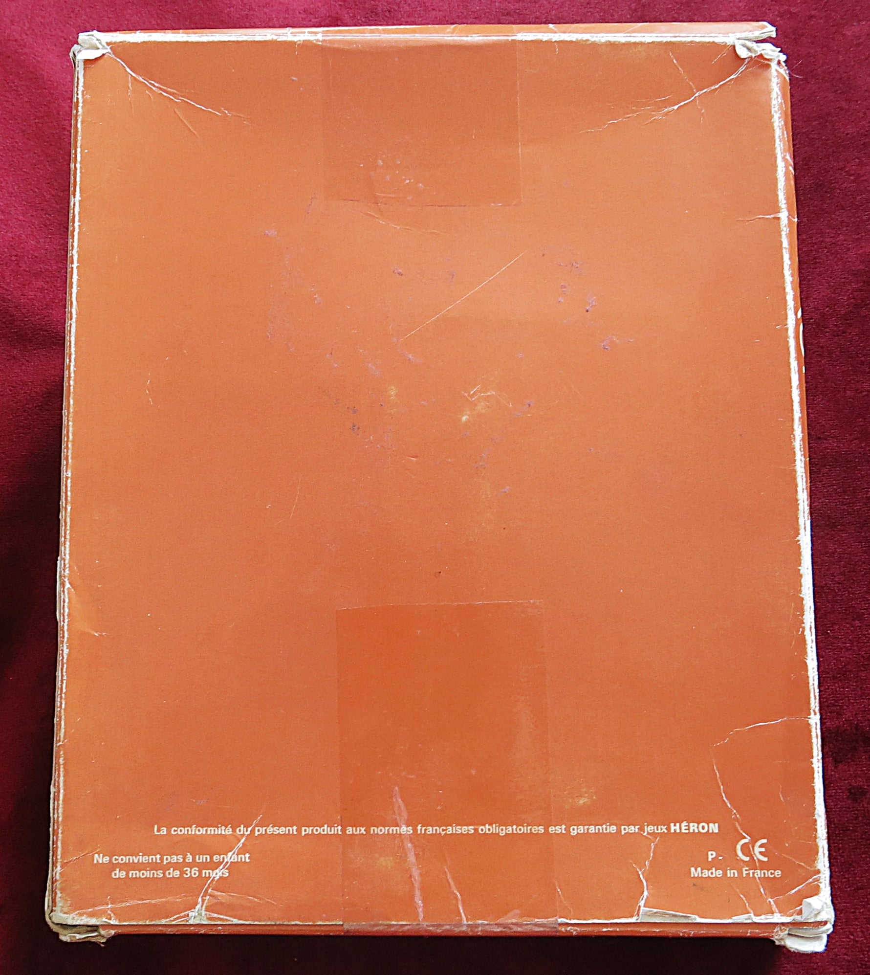 Rare 1990 edition of the Tarot de Marseille Heron box based on the 1761 Nicolas Conver deck