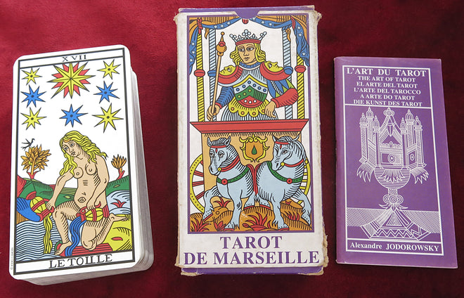 Tarot de Marseille Camoin &amp; Jodorowsky – Édition originale de 1997 – Jeu français authentique + livret | Jeu best-seller