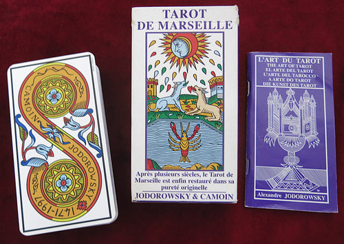 Tarot de Marseille Camoin &amp; Jodorowsky – Édition originale de 1997 – Jeu français authentique + livret | Jeu best-seller