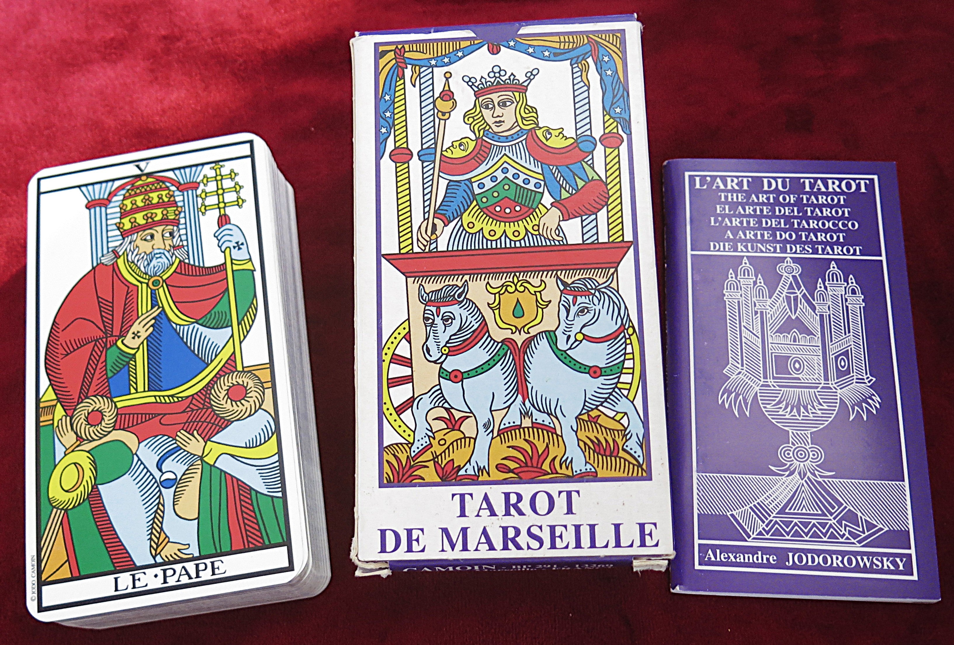 Tarot de Marseille Camoin & Jodorowsky – 1997 Original Edition – Authentic French Deck + Booklet | bestseller Deck