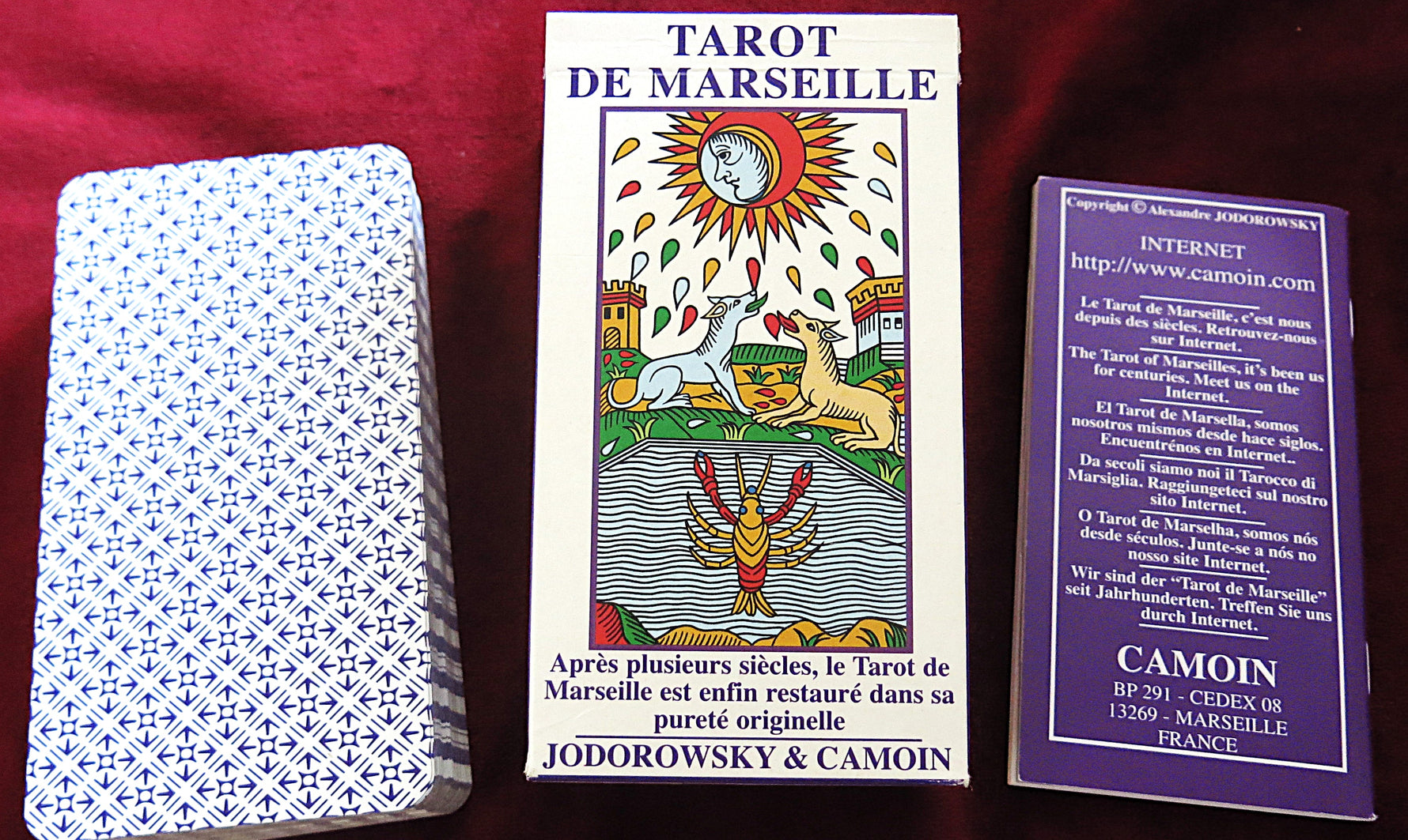 Tarot de Marseille Camoin & Jodorowsky – 1997 Original Edition – Authentic French Deck + Booklet | bestseller Deck