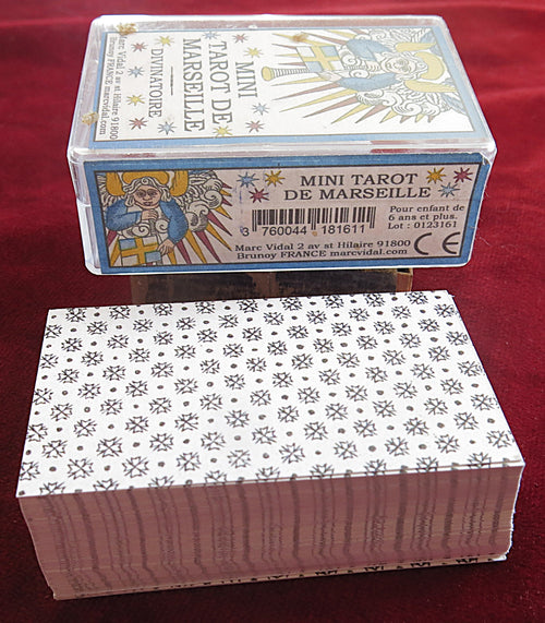 Mini Tarot de Marseille – Juno & Jupiter Edition – 1990s - Marc Vidal – 78 Cards in Crystal Box