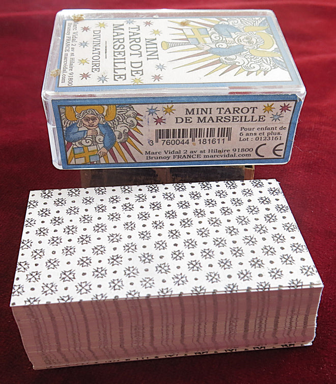 Mini Tarot de Marseille – Juno & Jupiter Edition – 1990s - Marc Vidal – 78 Cards in Crystal Box