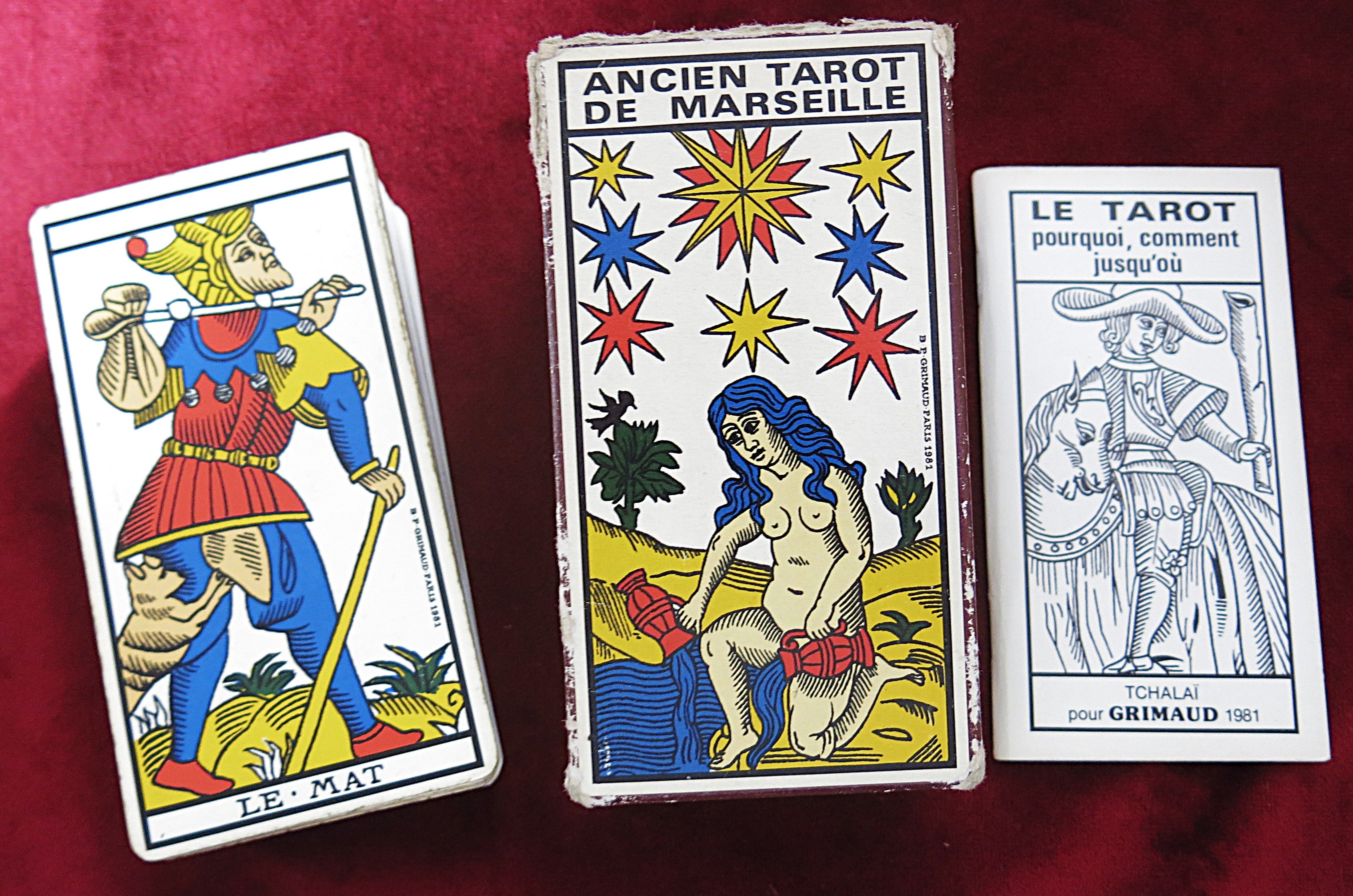 Ancien Tarot de Marseille – Paul Marteau – Grimaud 1981 Brown Box Edition