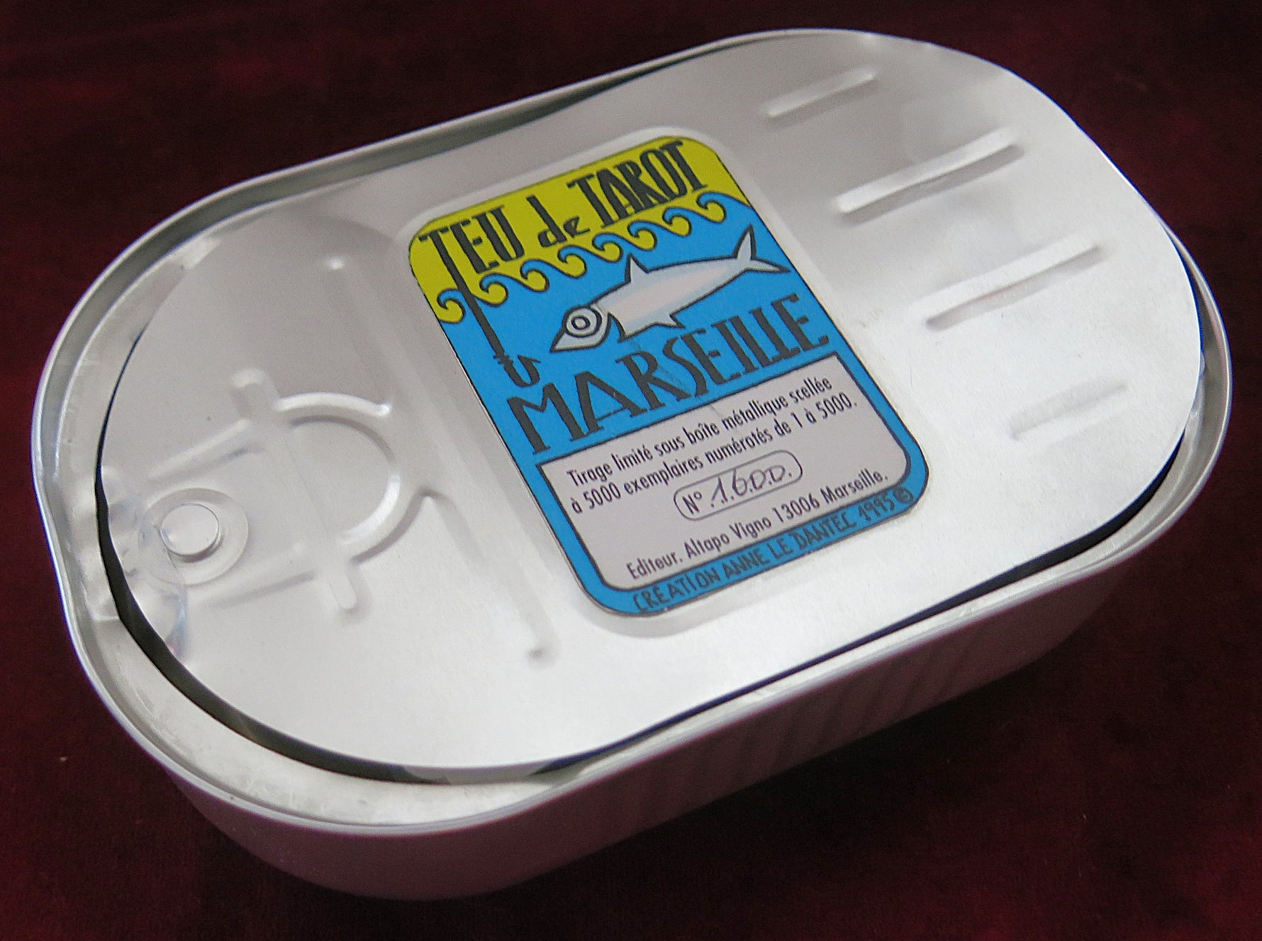 Boîte à Sardines Tarot de Marseille 1995 Edition Limitée - Anne Le Dantec