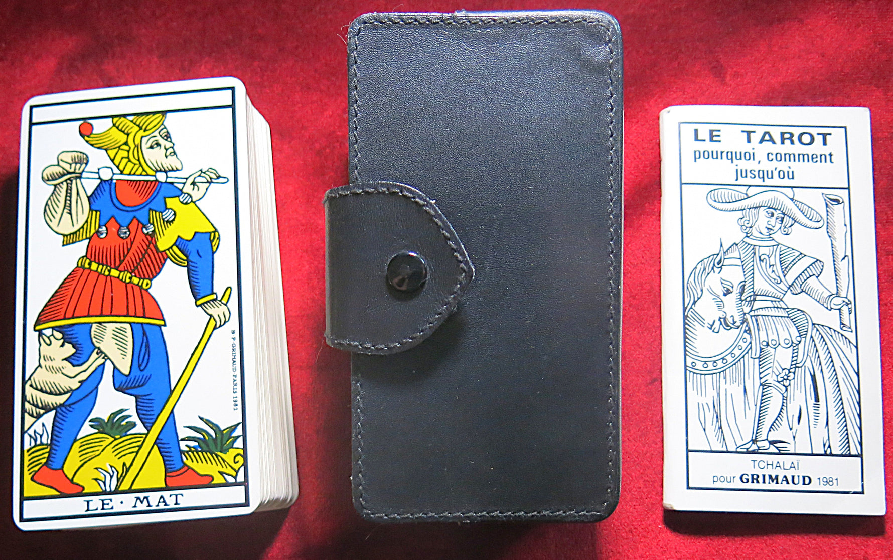 Tarot de Marseille – Grimaud Luxury Edition (Gold Edges & Leather Case, 1980s)