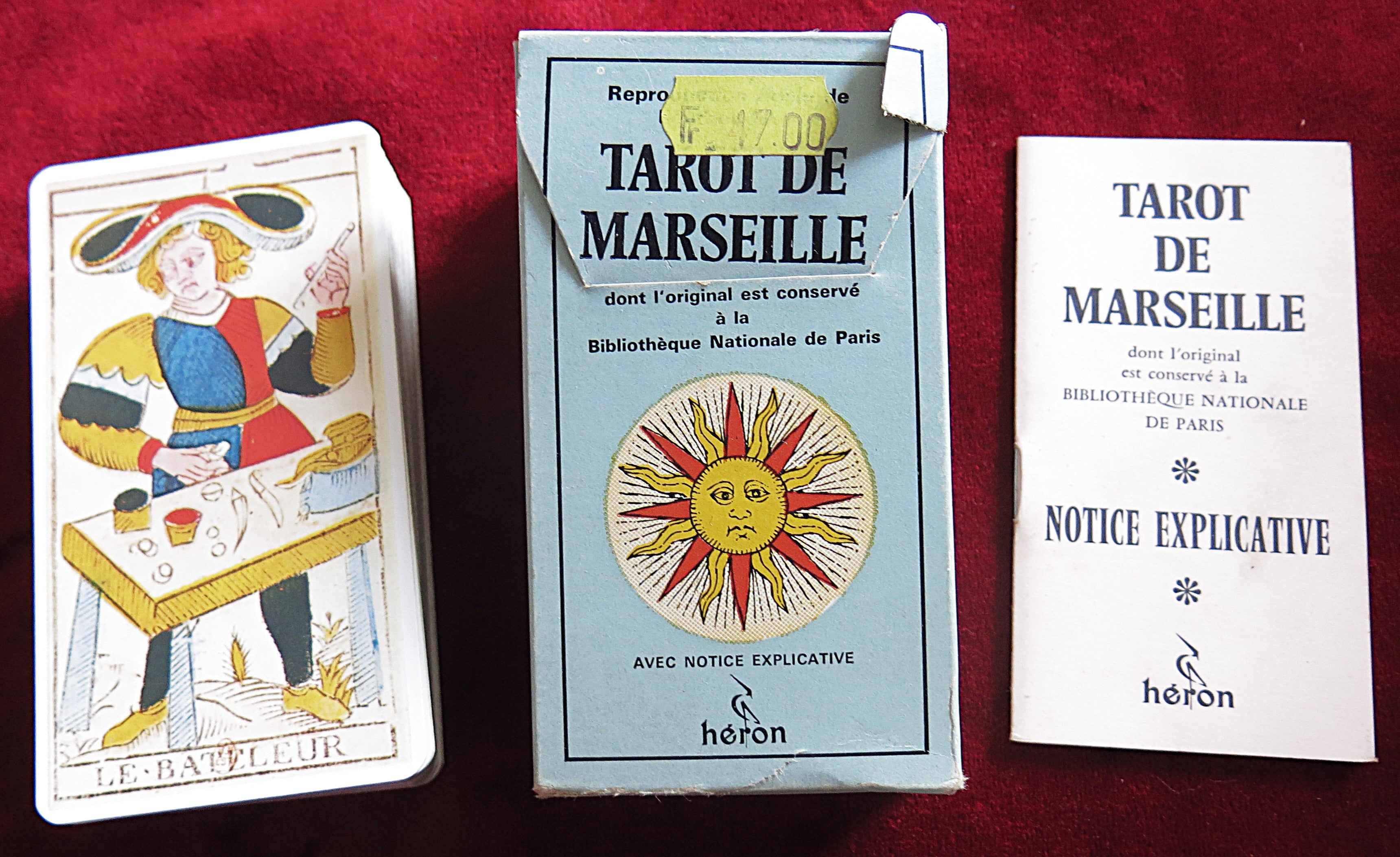 Authentic Tarot de Marseille 1761 – Nicolas Conver Lineage, Out of Print