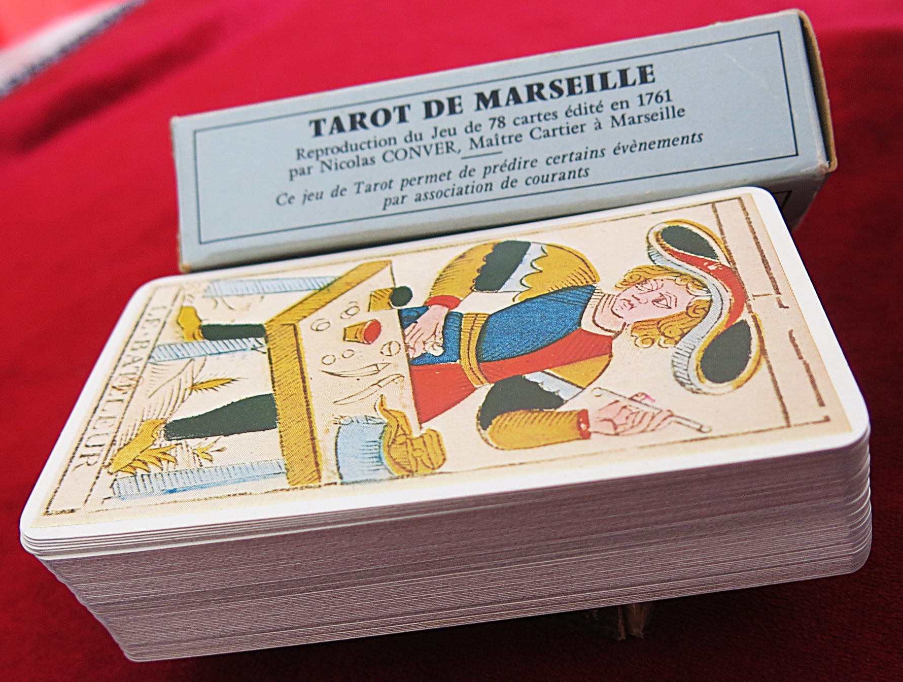 Authentic Tarot de Marseille 1761 – Nicolas Conver Lineage, Out of Print