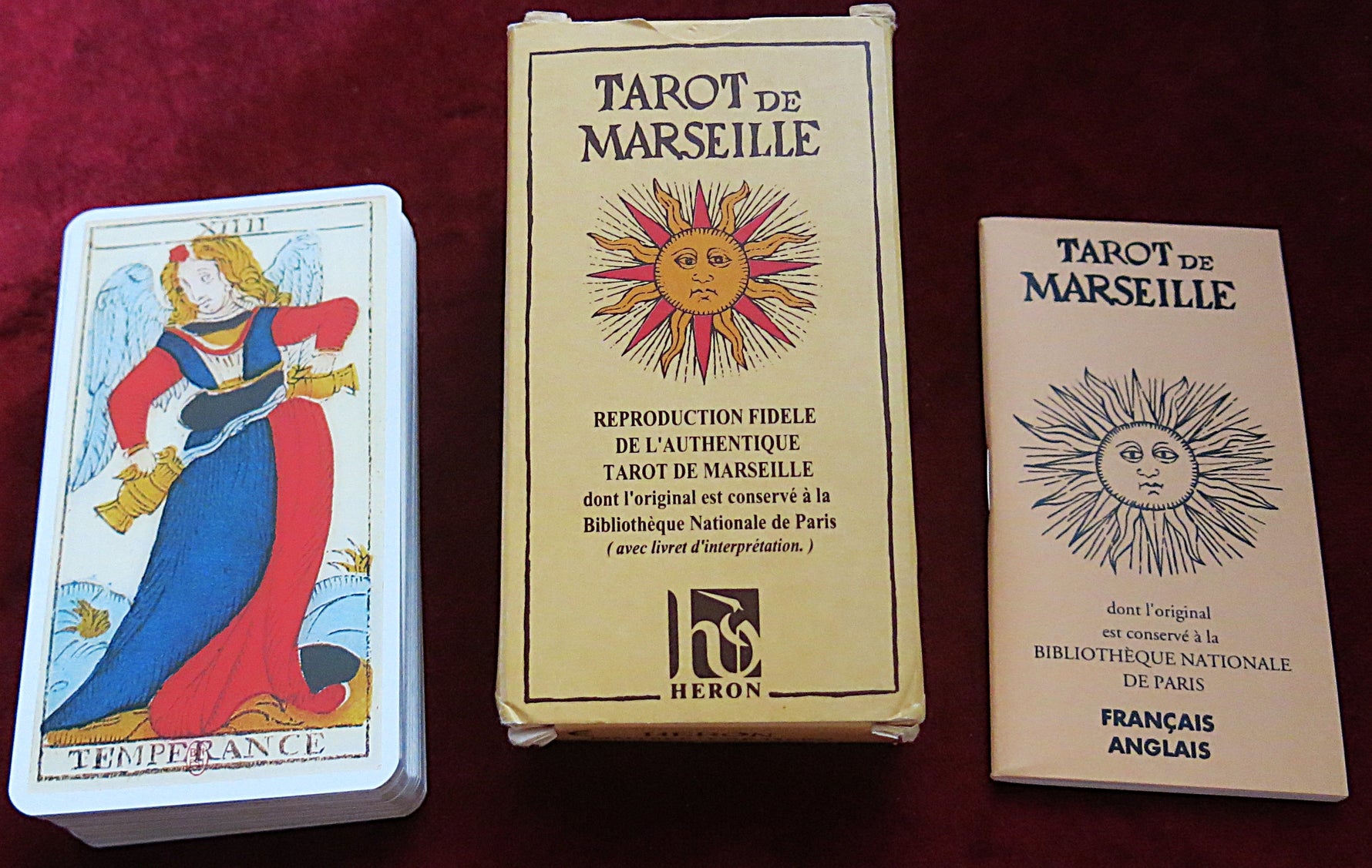 Ancien Tarot of Marseille – Nicolas Conver 1761 Replica, FR / EN Booklet (Copy)