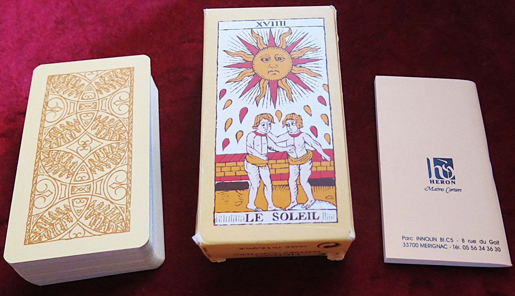 Ancien Tarot of Marseille – Nicolas Conver 1761 Replica, FR / EN Booklet (Copy)