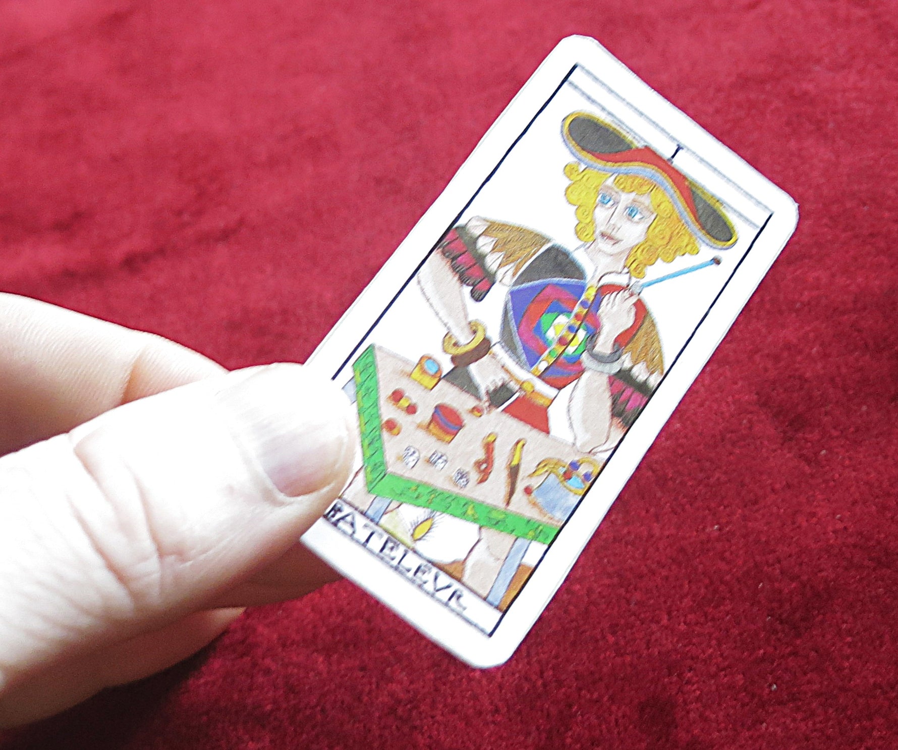 Télé Star Mini Tarot – Rare Deck de Poche Marseille des Années 1990 (22 Arcanes Majeurs)