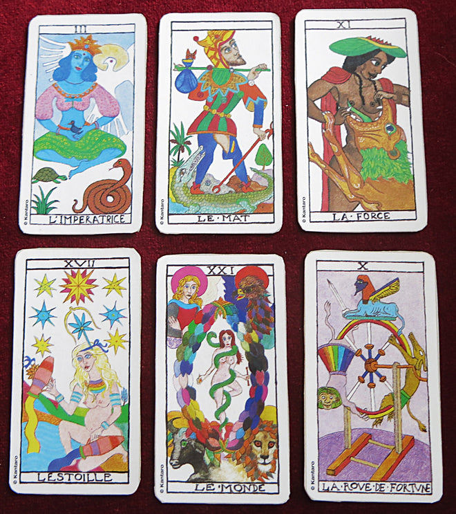 Télé Star Mini Tarot – Rare Deck de Poche Marseille des Années 1990 (22 Arcanes Majeurs)