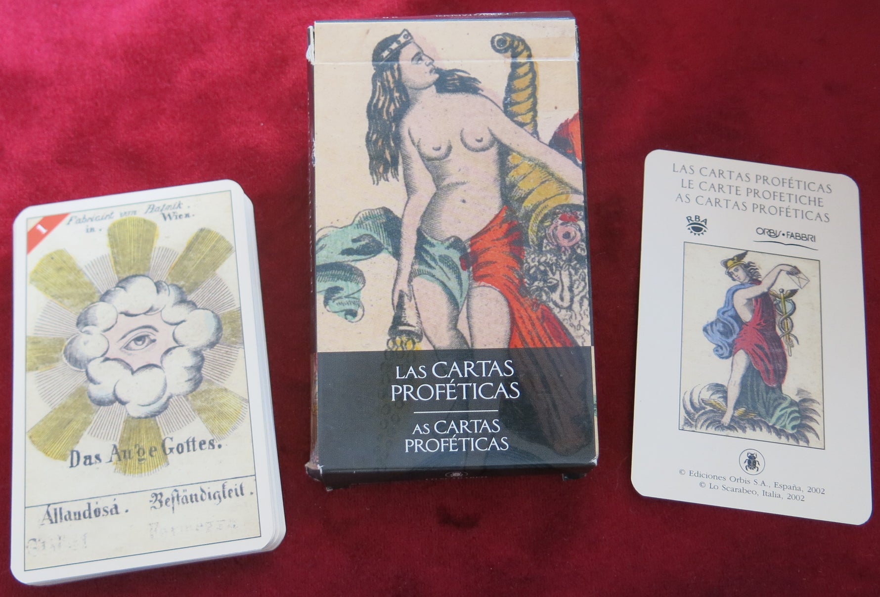 Slavic Lenormand Deck + guide - The Prophetic Cards 2004 – Books of Destiny Style