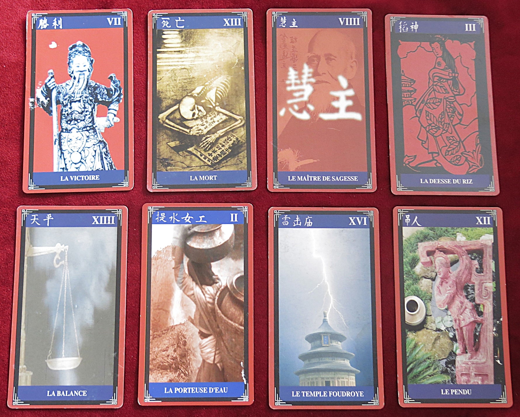 Le Tarot Chinois (début des années 2000) • Mini-jeu de 22 cartes • Exclusivité magazine