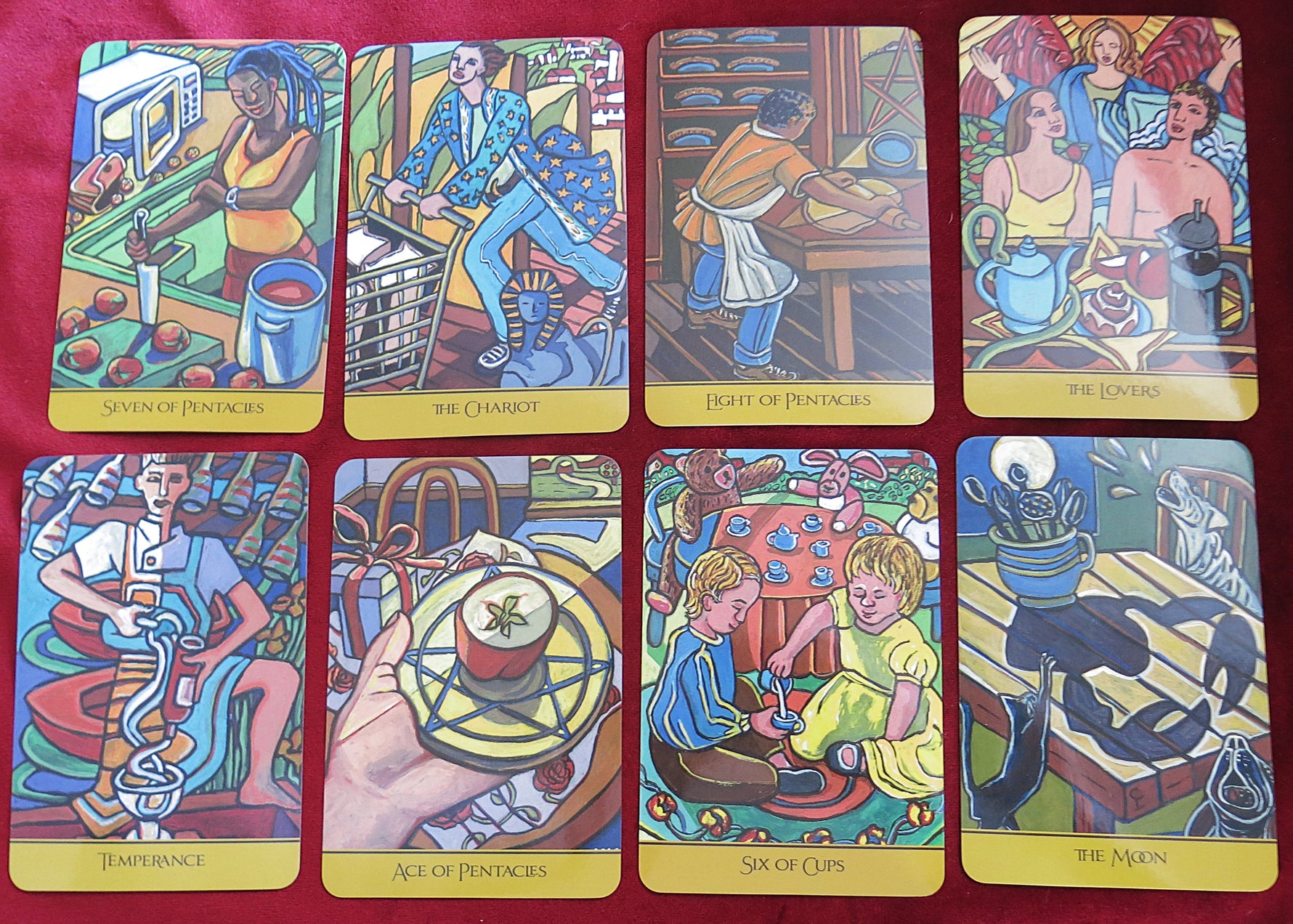 Le Tarot du Cuisinier – Tarot sur le thème de l'alimentation – Inspiré du Rider Waite – Thème de la cuisine