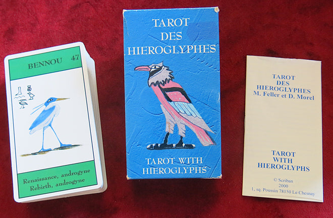 Le Tarot des Hiéroglyphes - Années 80 - Jeu de Tarot de l'Egypte Ancienne