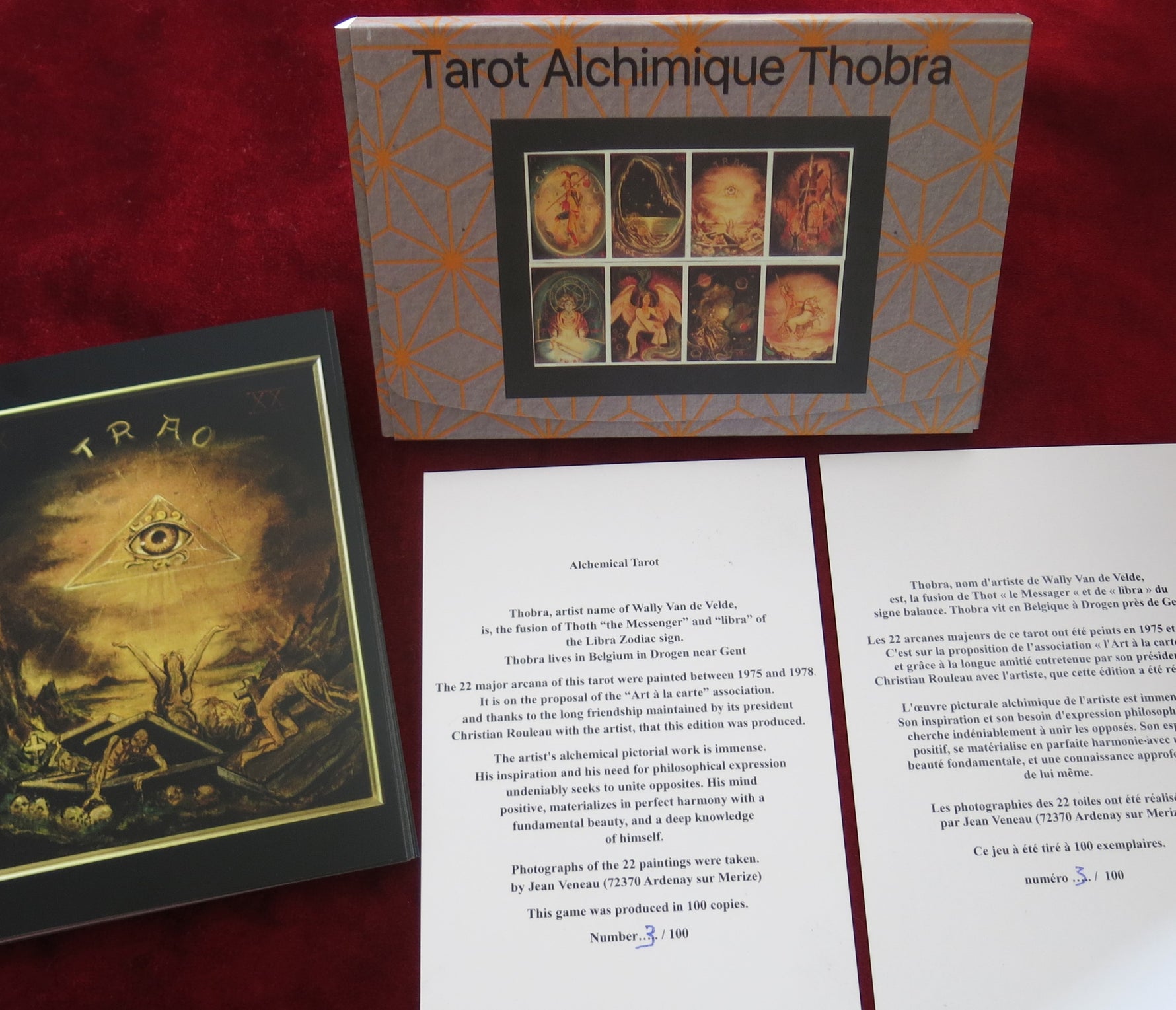 Thobra Alchemical Tarot – Wally Van De Velde 1975 – Limited Edition (100 Copies)