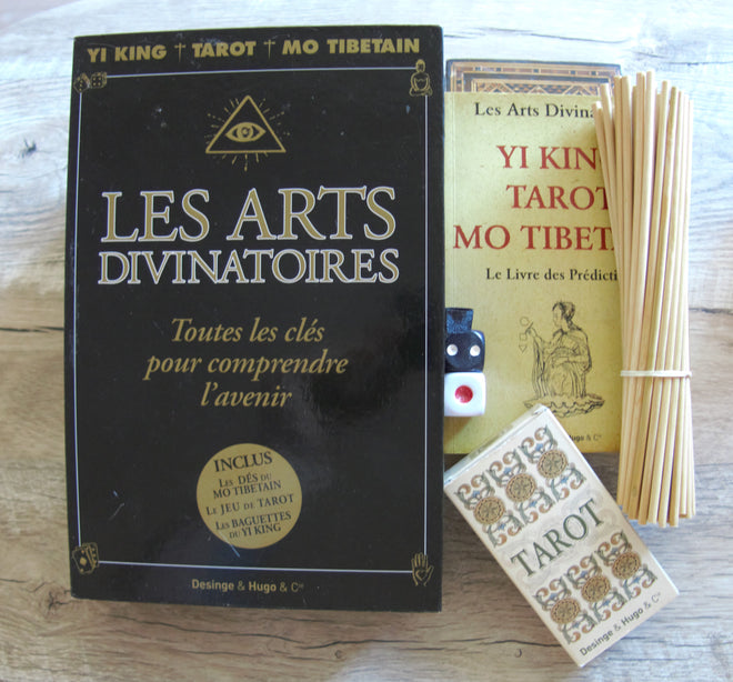 Yi-king, tarot, Tibetan Mo, the book of predictions + the Tarot de Marseille -OUT OF PRINT