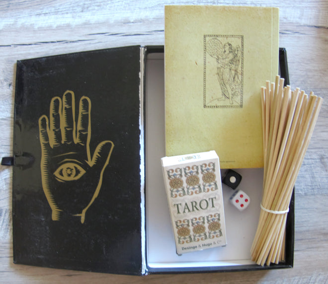 Yi-king, tarot, Tibetan Mo, the book of predictions + the Tarot de Marseille -OUT OF PRINT