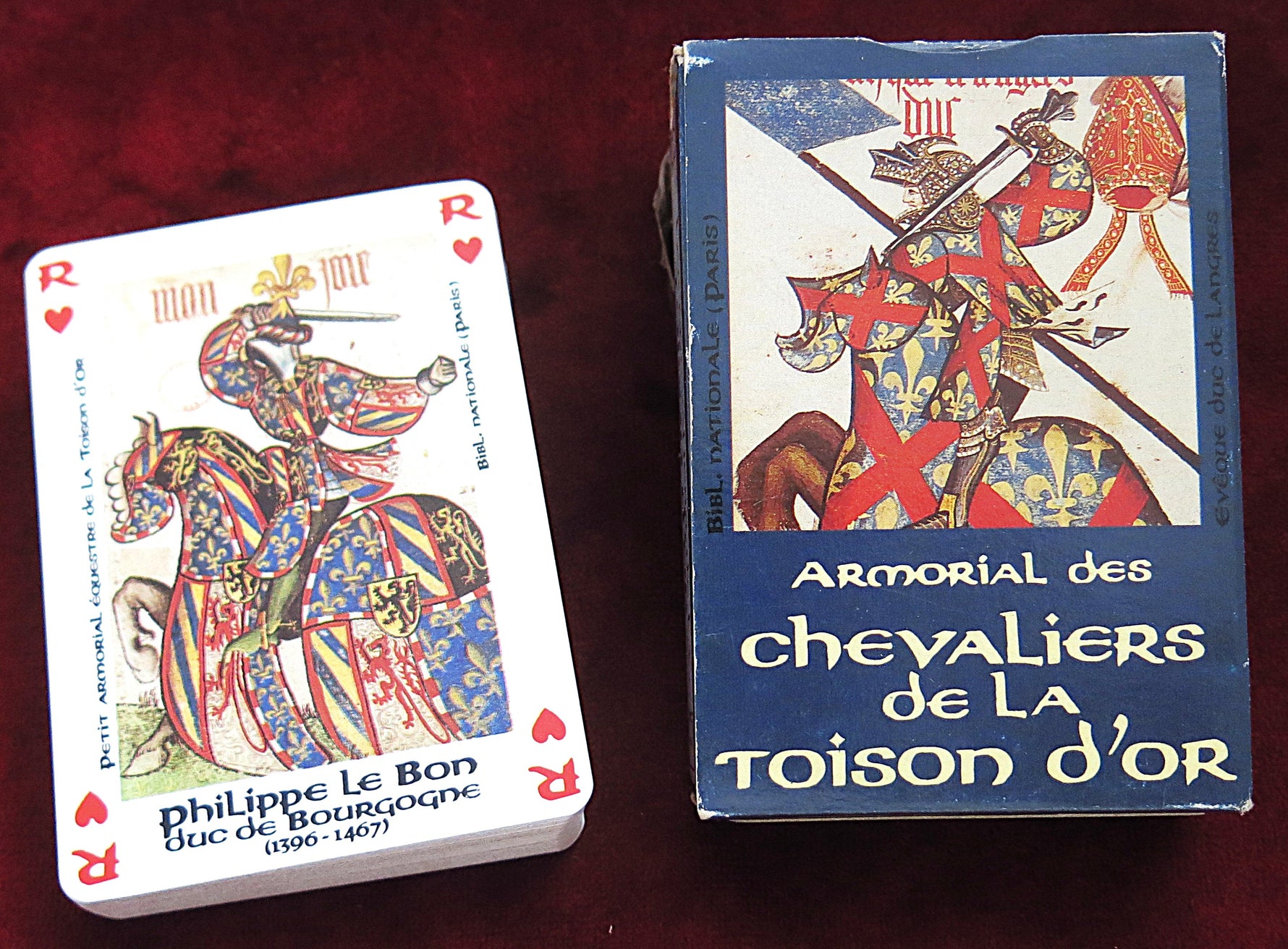 Chevaliers de la Toison d’Or – 1987 – Medieval Heraldic Playing Cards