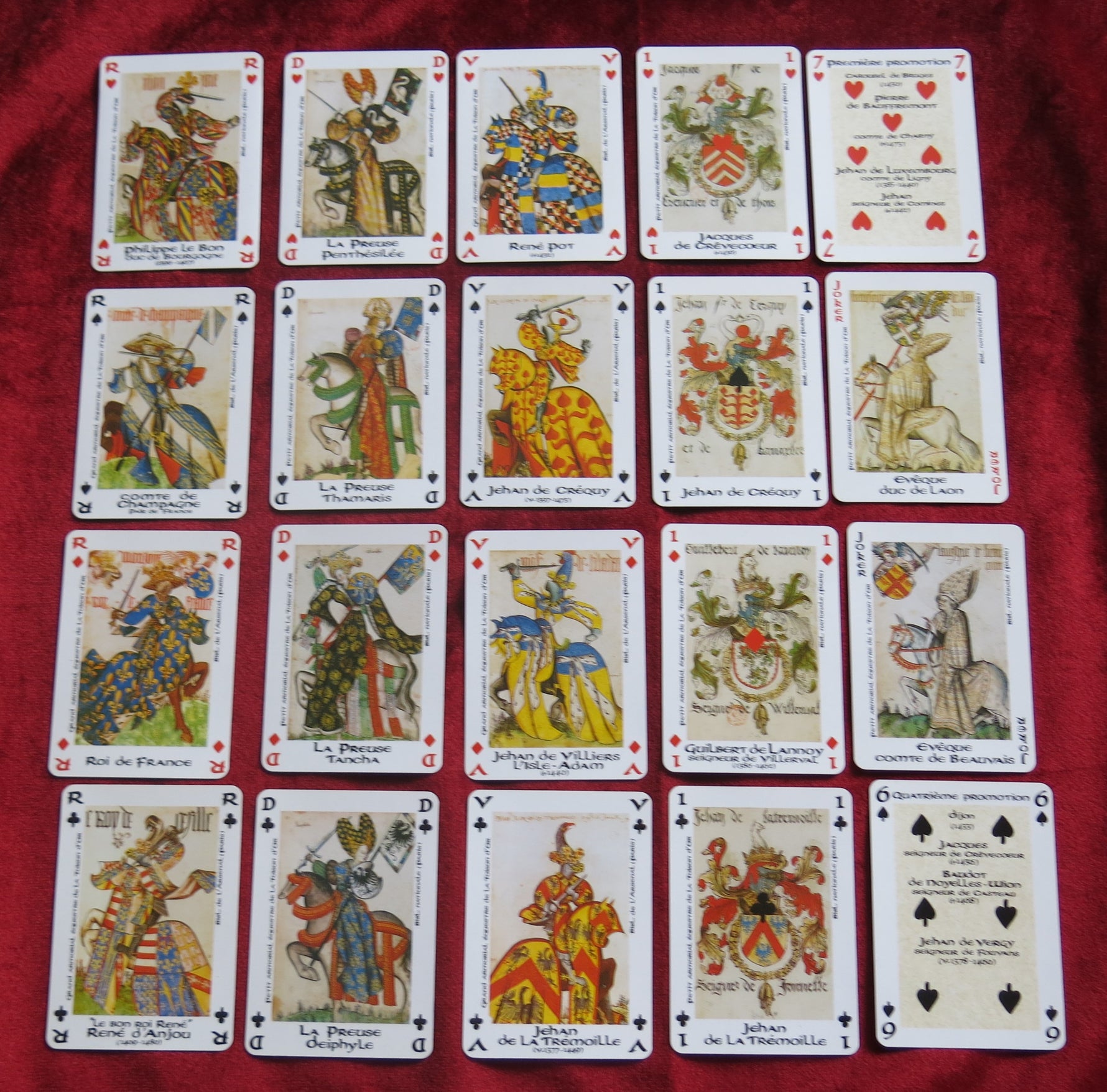 Chevaliers de la Toison d’Or – 1987 – Medieval Heraldic Playing Cards