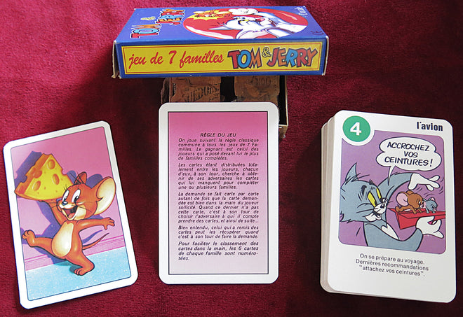 Jeu Tom &amp; Jerry 7 Familles 1995 par Ducale / Warner Bros