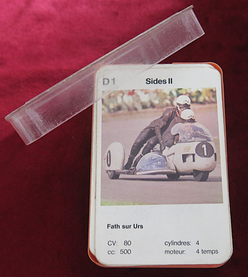 Vintage Motorcycle & Sidecar Racing Trump Card Game – Piatnik Wien – 1970s/1980s – Complete 32 Cards