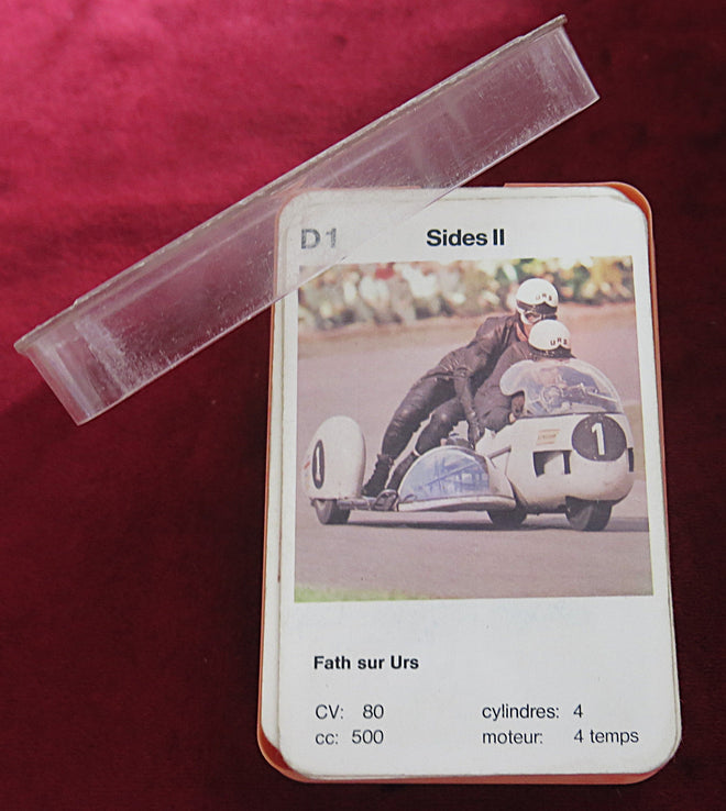 Vintage Motorcycle & Sidecar Racing Trump Card Game – Piatnik Wien – 1970s/1980s – Complete 32 Cards