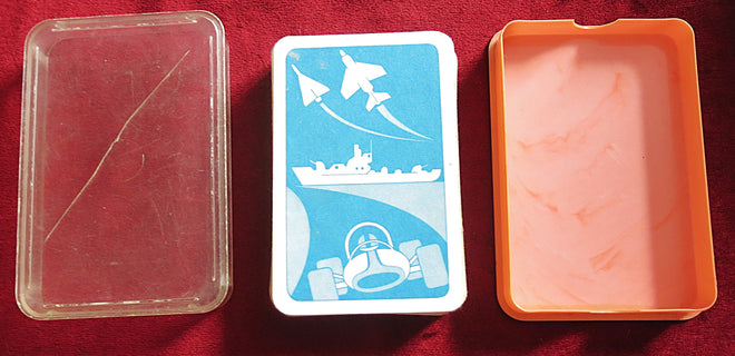Vintage Motorcycle & Sidecar Racing Trump Card Game – Piatnik Wien – 1970s/1980s – Complete 32 Cards