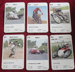 Jeu de cartes Trump sur les courses de motos et side-cars vintage – Piatnik Vienne – années 1970/1980