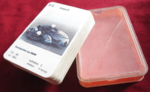 Vintage Motorcycle & Sidecar Racing Trump Card Game – Piatnik Wien – 1970s/1980s – Complete 32 Cards