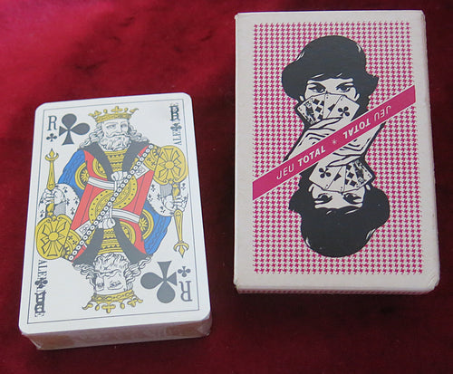 Jeu Total – Cartes à jouer publicitaires françaises vintage des années 1980 (Jeu scellé)