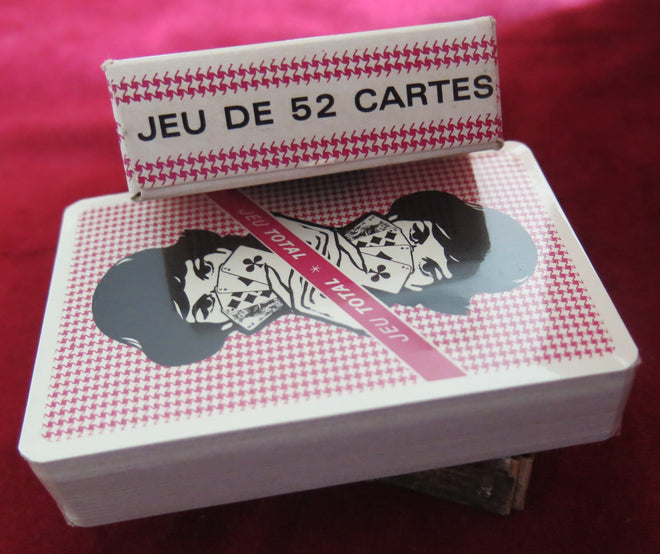 Jeu Total – Cartes à jouer publicitaires françaises vintage des années 1980 (Jeu scellé)