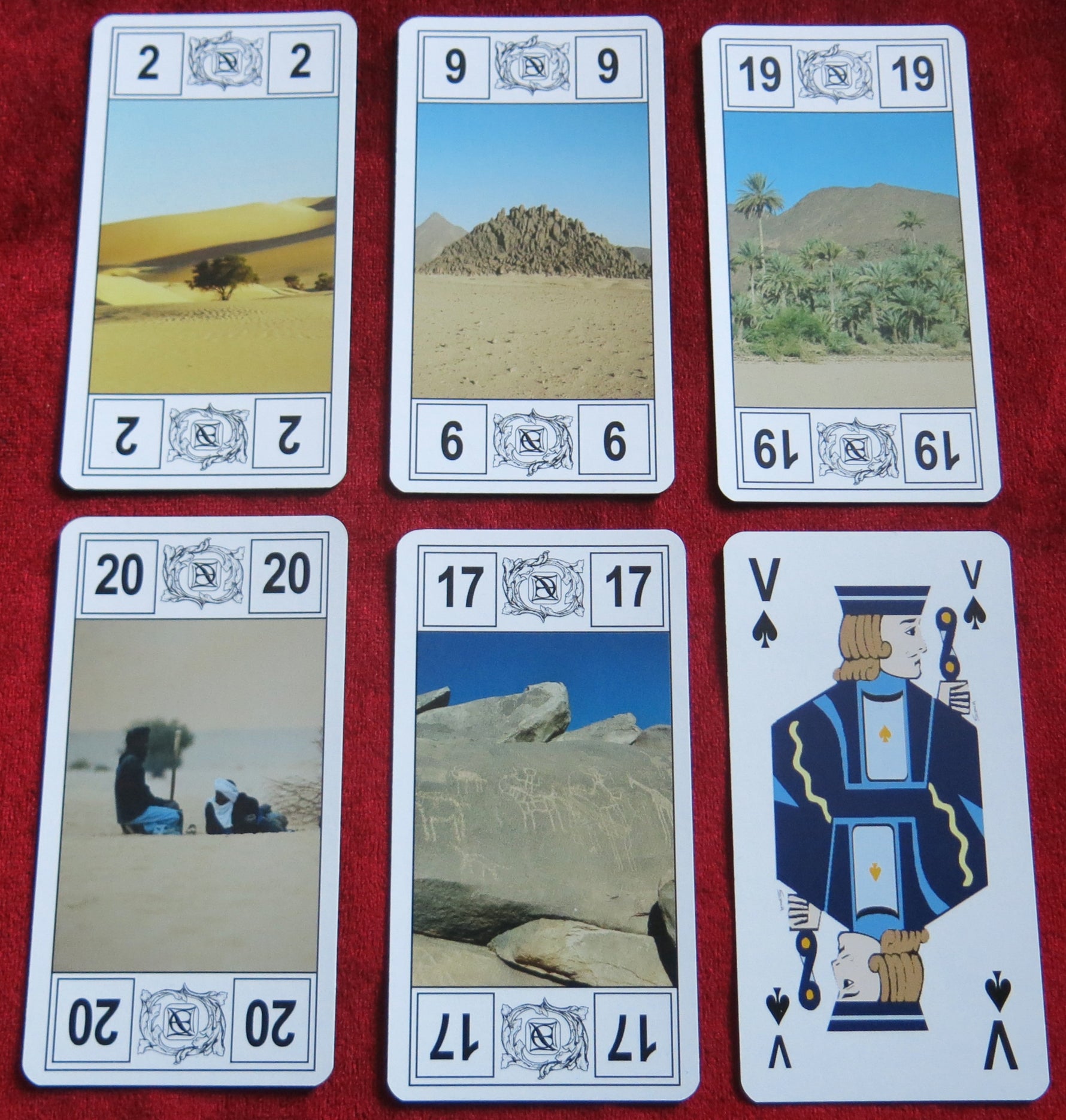 The Tuareg people Tarot, touaregs, desert people cards