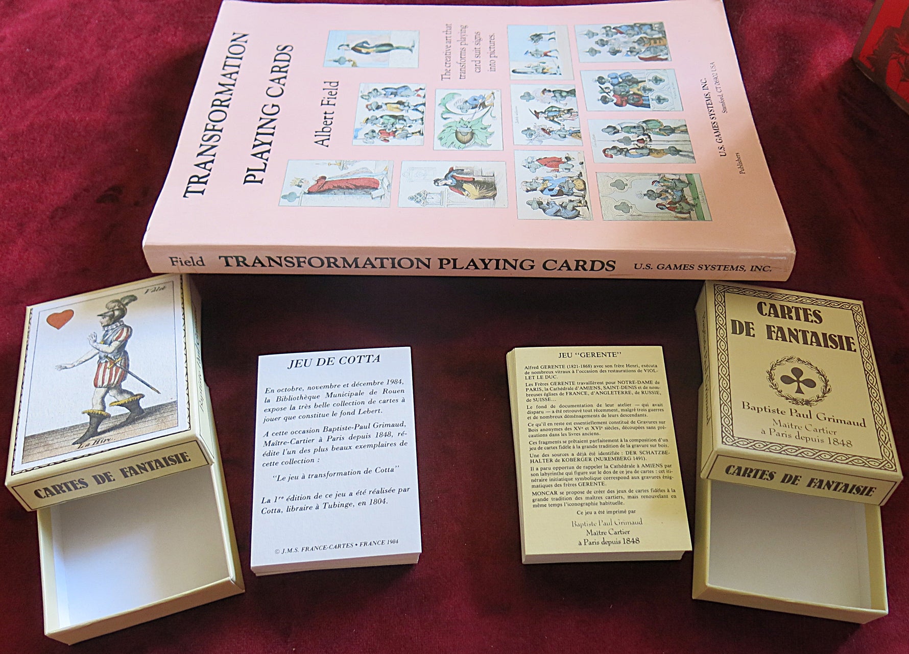 Transformation Playing Cards – Book + 2 Decks (Jeu de Cotta & Jeu Gerente)