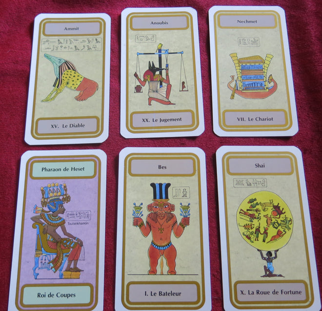 Le tarot de transition égyptien - TRES RARE